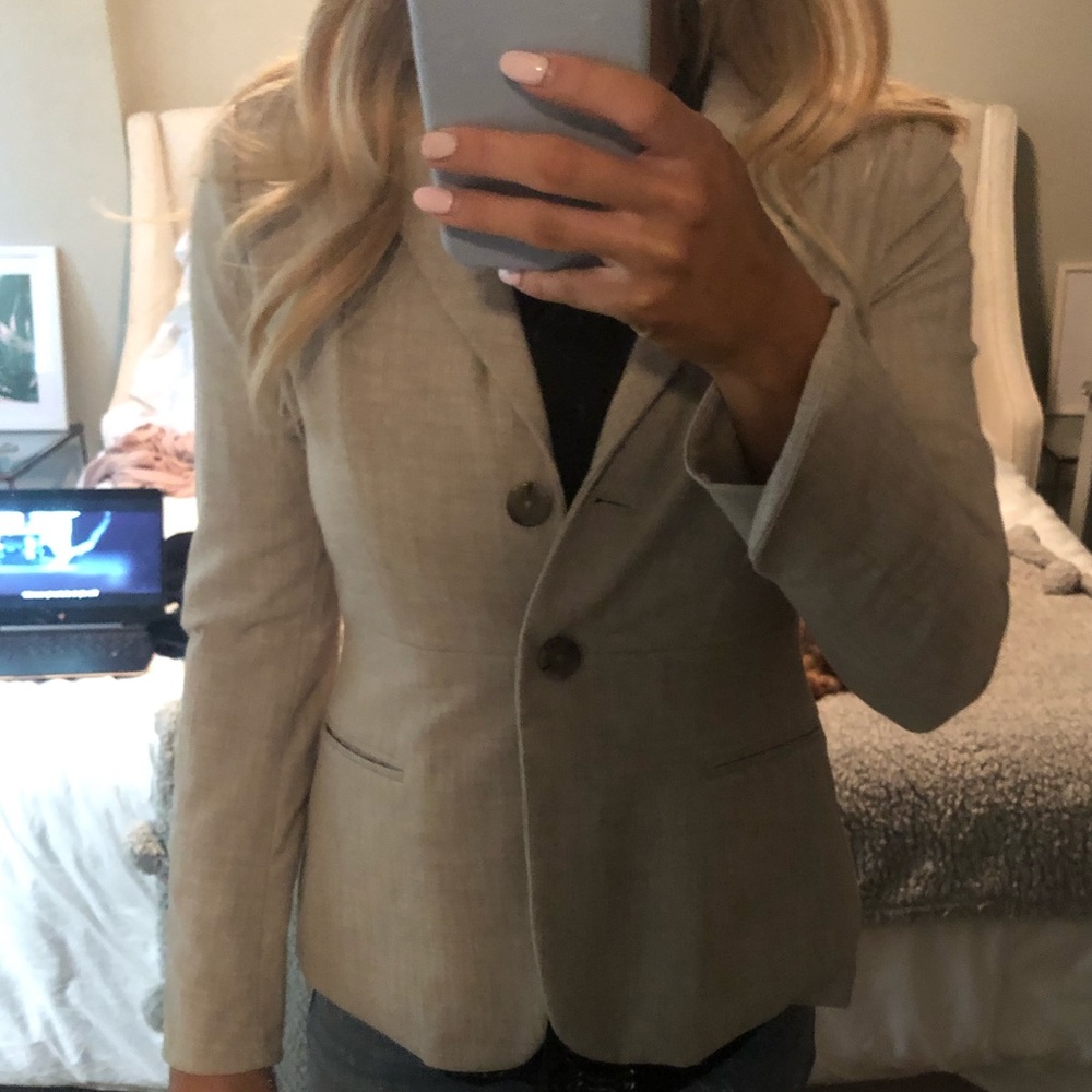 Banana Republic Greige (Grey&Beige) Suit Jacket